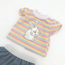 Dukketøj - 25-31 cm - T-shirt & nederdel - Fra 3 år. - Billede 1