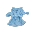 Dukketøj - 25-31 cm - Lyseblå badekåbe - Fra 3 år. - Billede 1