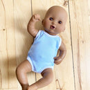 Dukketøj - 25-31 cm - Lyseblå - Fra 3 år. - Billede 1