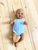 Dukketøj - 25-31 cm - Lyseblå - Fra 3 år. - Billede 1