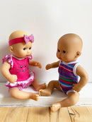 Dukketøj - 35-31 cm - Lyserød jumper - Fra 3 år. - Billede 1