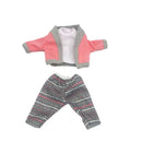 Dukketøj - 25-31 cm - Sweater, Top & Leggins - Fra 3 år. - Billede 1