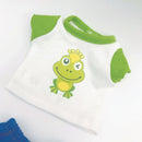 Dukketøj - 25-31 cm - T-shirt & shorts - Fra 3 år. - Billede 1