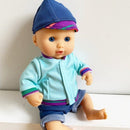 Dukketøj - 25-31 cm - Jakke, Bukser & Cap - Fra 3 år. - Billede 1