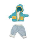 Dukketøj - 25-31 cm - Hættetrøje, Top & bukser - Fra 3 år. - Billede 1