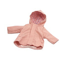 Dukketøj - 32-37 cm - Lyserød regnjakke - Fra 3 år. - Billede 1