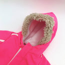 Dukketøj - 32-37 cm - Pink Vinterjakke - Fra 3 år. - Billede 1