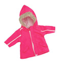 Dukketøj - 32-37 cm - Pink Vinterjakke - Fra 3 år. - Billede 1