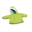 Dukketøj - 32-37 cm - Grøn Vinterjakke - Fra 3 år. - Billede 1