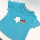 Dukketøj - 32-37 cm - T-shirt & shorts - Fra 3 år. - Billede 1