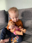 Dukketøj - 32-37 cm - T-shirt & shorts - Fra 3 år. - Billede 1