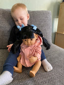 Dukketøj - 38-41 cm - Lyserød regnjakke - Fra 3 år. - Billede 1