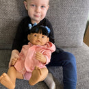 Dukketøj - 38-41 cm - Lyserød regnjakke - Fra 3 år. - Billede 1