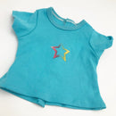 Dukketøj - 42-46 cm - T-shirt & shorts - Fra 3 år. - Billede 1