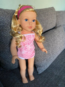 Dukketøj - 42-46 cm - Undertøjssæt - Fra 3 år. - Billede 1