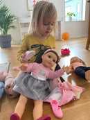 Dukketøj: 40-45 cm - Nederdel og bluse - Fra 3 år. - Billede 1