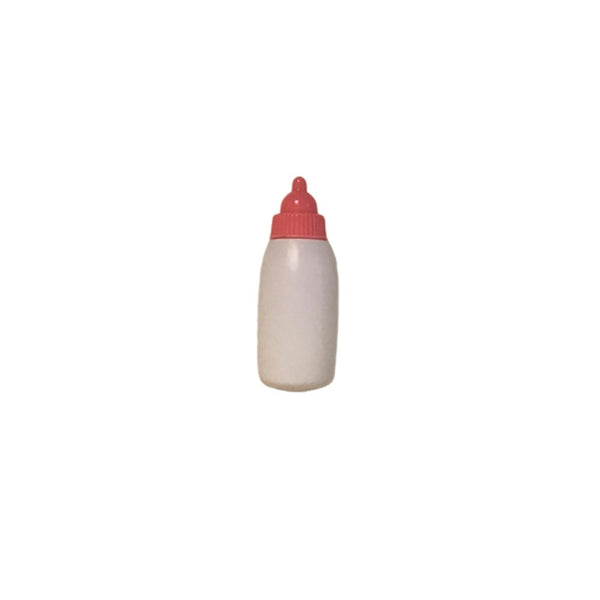 Dukkesutteflaske i hvid plast - Ø:3,8 cm - Fra 3 år. - Billede 1