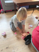 Lyserød dukkepotte i plast - Ø11 cm - Fra 3 år. - Billede 1