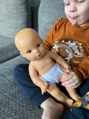 Dukketøj - 32-37 cm - Stofble - Fra 3 år. - Billede 1