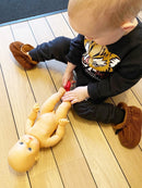 Dukke - 32 cm - Nyfødt Dreng - Europæisk. - Billede 1