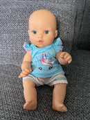 Dukke - 32 cm - Nyfødt Pige - Europæisk. - Billede 1