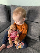 Dukke - 32 cm - Nyfødt Pige - Asiat. - Billede 1