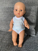 Dukke - 32 cm - Nyfødt dreng - Latinamerikansk. - Billede 1
