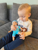 Dukke - 30 cm - Dreng - Europæisk - Med blød krop - Fra 3 år. - Billede 1