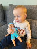 Dukke - 30 cm - Dreng - Europæisk - Med blød krop - Fra 3 år. - Billede 1