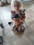 Dukke - ca 38 cm - Dreng - Afrikansk - Fra 3 år.