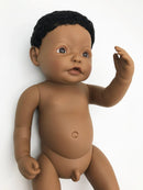 Dukke - ca 38 cm - Dreng - Afrikansk - Fra 3 år. - Billede 1