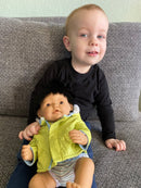 Dukke - 38 cm - Dreng - Asiat - Fra 3 år. - Billede 1