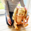 Dukke - ca 38 cm - Pige - Europæisk - Fra 3 år. - Billede 1