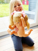 Dukke - ca 38 cm - Pige - Europæisk - Fra 3 år. - Billede 1