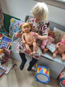 Dukke - ca 38 cm - Pige - Europæisk - Fra 3 år.