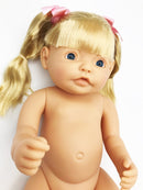 Dukke - ca 38 cm - Pige - Europæisk - Fra 3 år. - Billede 1