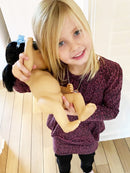 Dukke - ca 38 cm - Pige - Asiat - Fra 3 år. - Billede 1