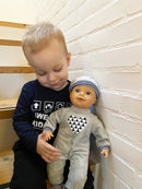 Dukke - 40 cm - Dreng - Europæisk - Med blød krop - Fra 3 år. - Billede 1