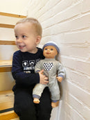 Dukke - 40 cm - Dreng - Europæisk - Med blød krop - Fra 3 år. - Billede 1