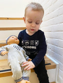 Dukke - 40 cm - Dreng - Europæisk - Med blød krop - Fra 3 år. - Billede 1