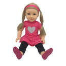 Dukke - 45 cm - Pige - Europæisk - Med blød krop - Fra 3 år. - Billede 1