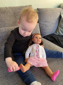 Dukke - 45 cm - Pige - Latinamerikansk - Med blød krop - Fra 3 år. - Billede 1