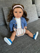 Dukke - 45 cm - Pige - Latinamerikansk - Med blød krop - Fra 3 år. - Billede 1