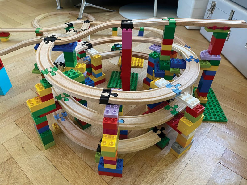 Toy^2: Track Connectors - Byggesæt Stort - 29 dele - Fra 3 år - Billede 1