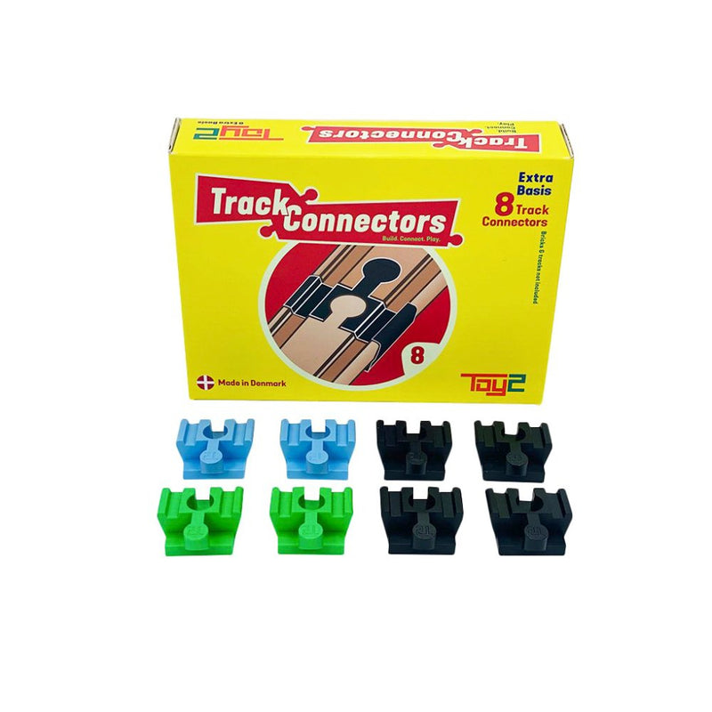 Toy^2: Track Connectors - Basissæt Mini - 8 dele - Fra 3 år - Billede 1