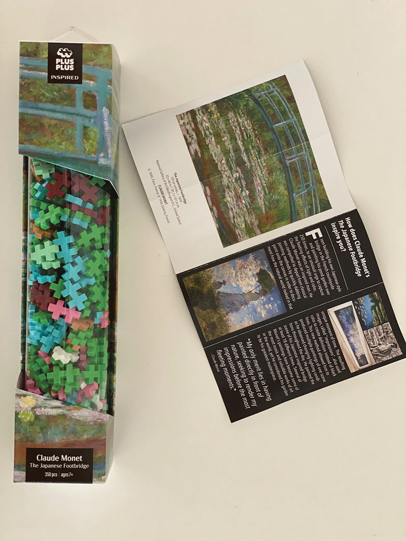 Plus-Plus Inspired - Claude Monet - The Japanese Footbridge - Fra 7 år