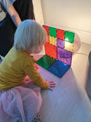 Magna-Tiles - 100 stk. transparent. - Billede 1