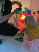 Magna-Tiles - 100 stk. transparent. - Billede 1