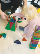 Magna-Tiles - 100 stk. transparent. - Billede 1