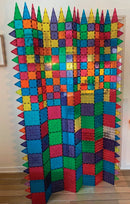 Magna-Tiles - 100 stk. transparent. - Billede 1